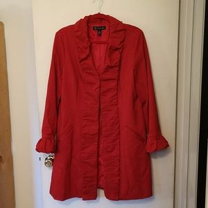 I.N.C. red coat
